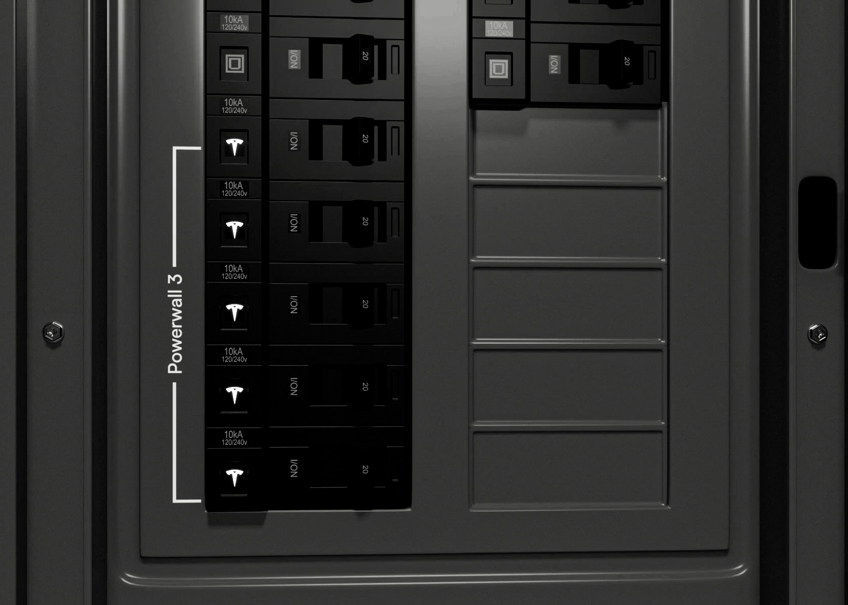 electrical panel essential devices for battery storage