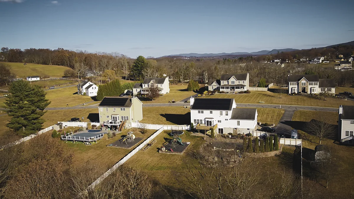 ny neighborhood with solar homes nyserda