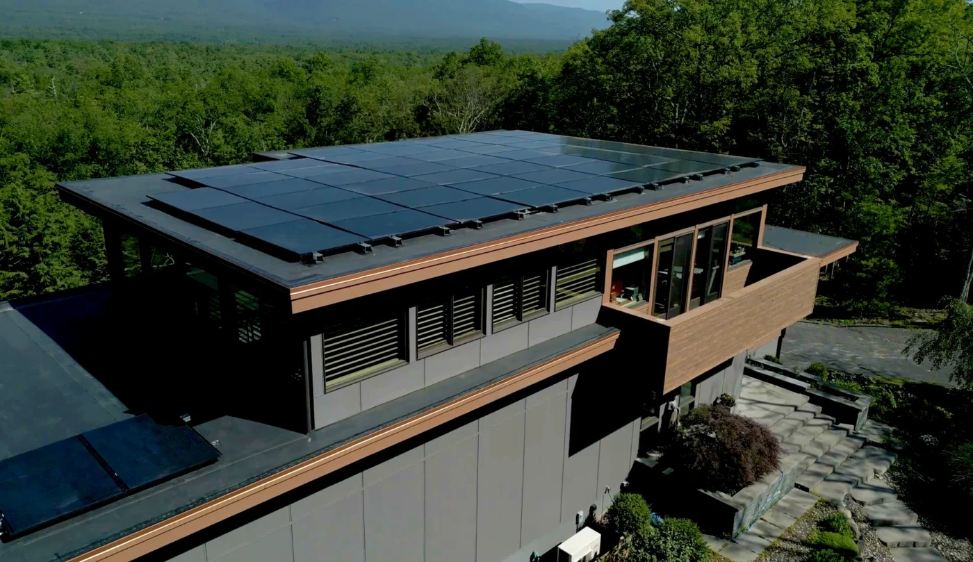 flat roof solar system size