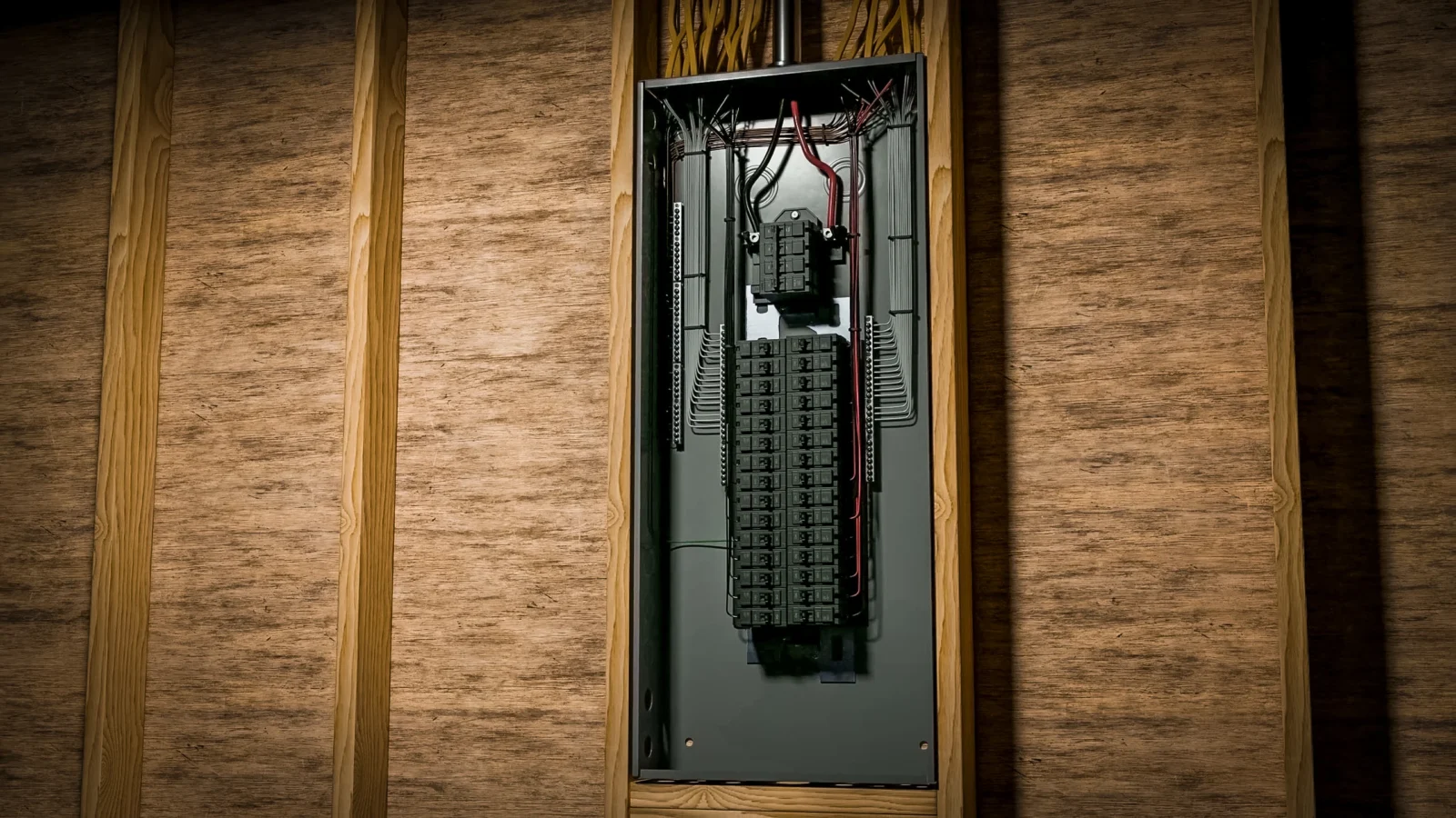 new modern electric panel installed by empire solar