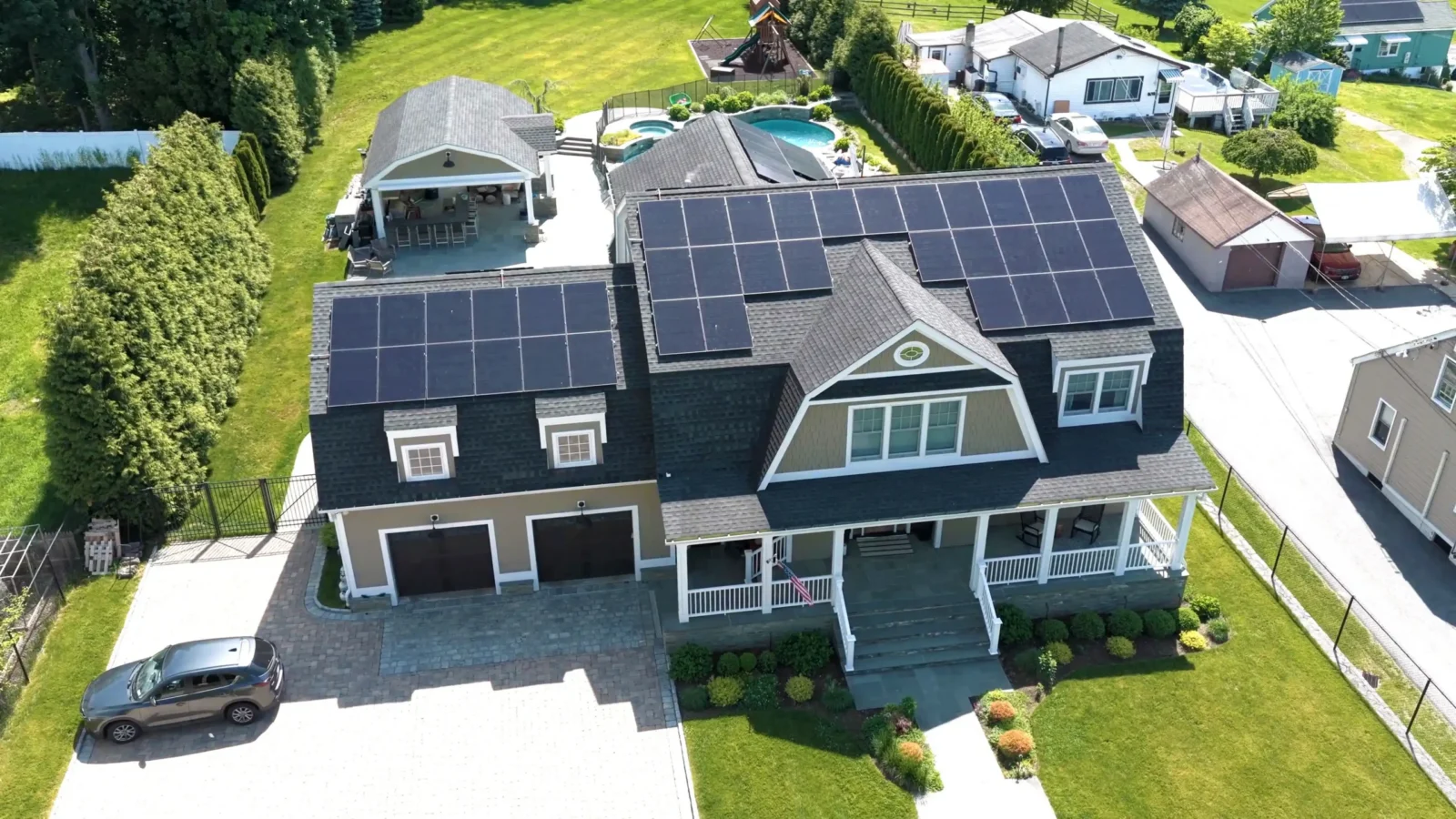 solar panel installation on new york home by empire solar