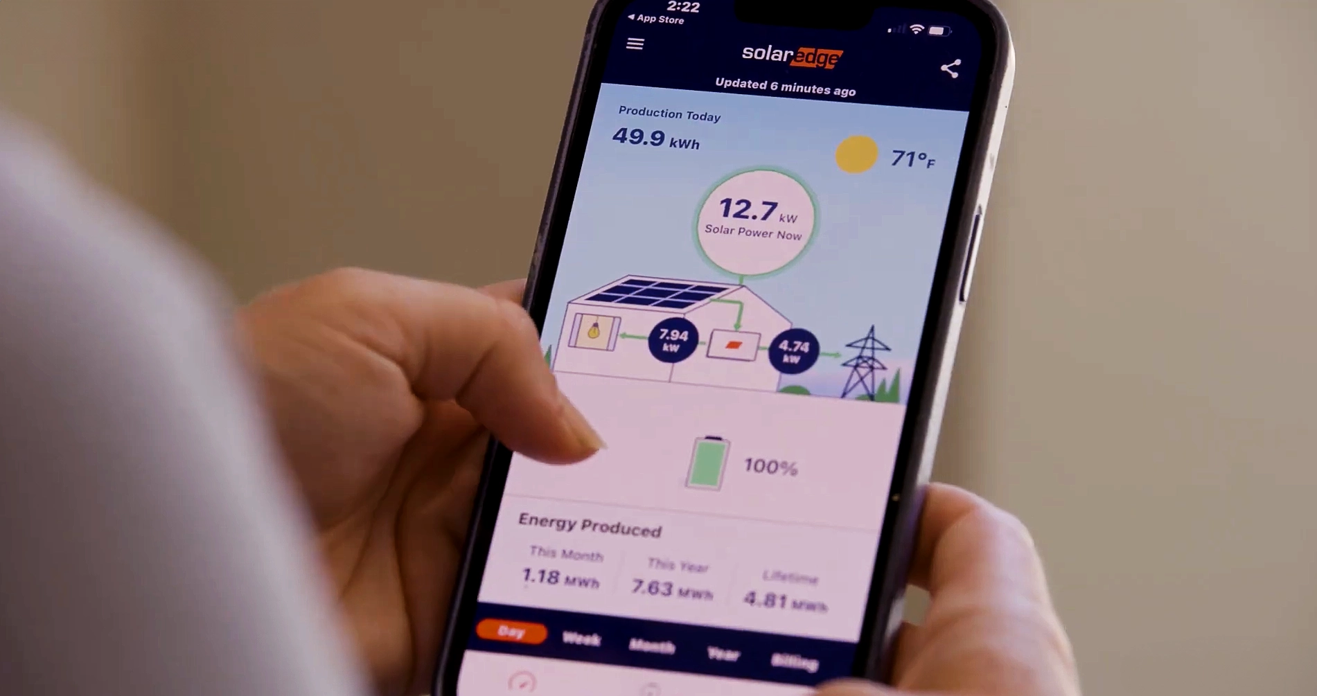solaredge monitoring app
